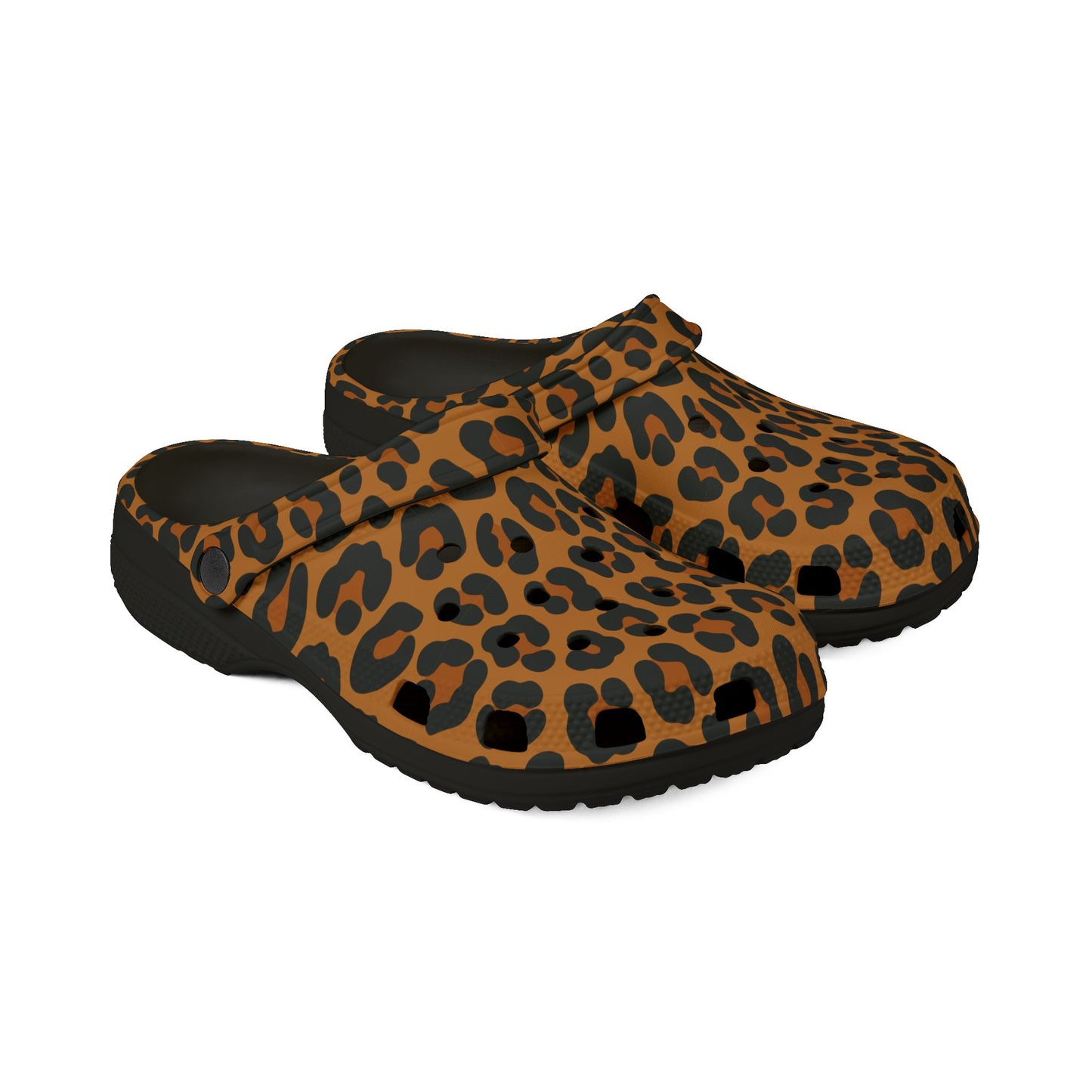 Sassy Leopard Theme Granny Gliders EVA Foam Rubber Shoes