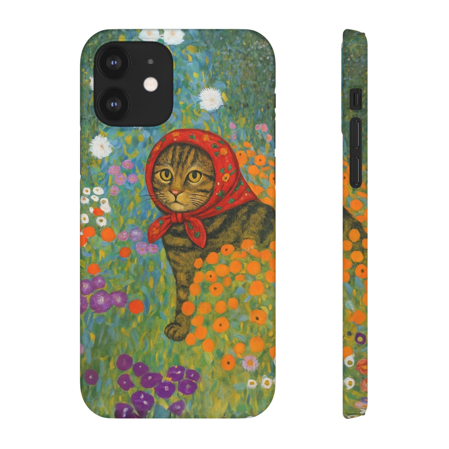 Babushka Cat Gusav Klimt Snap Phone Case