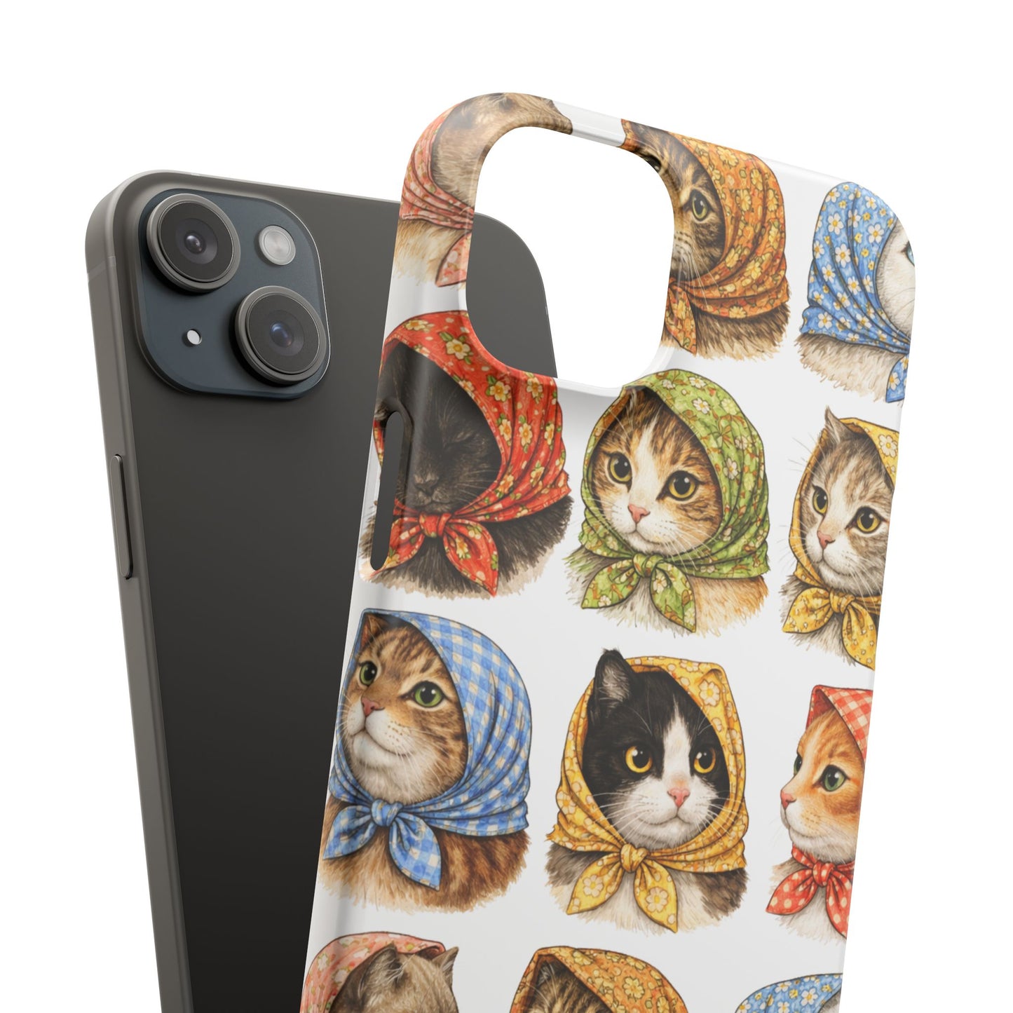 Babushka Cats Snap Phone Case