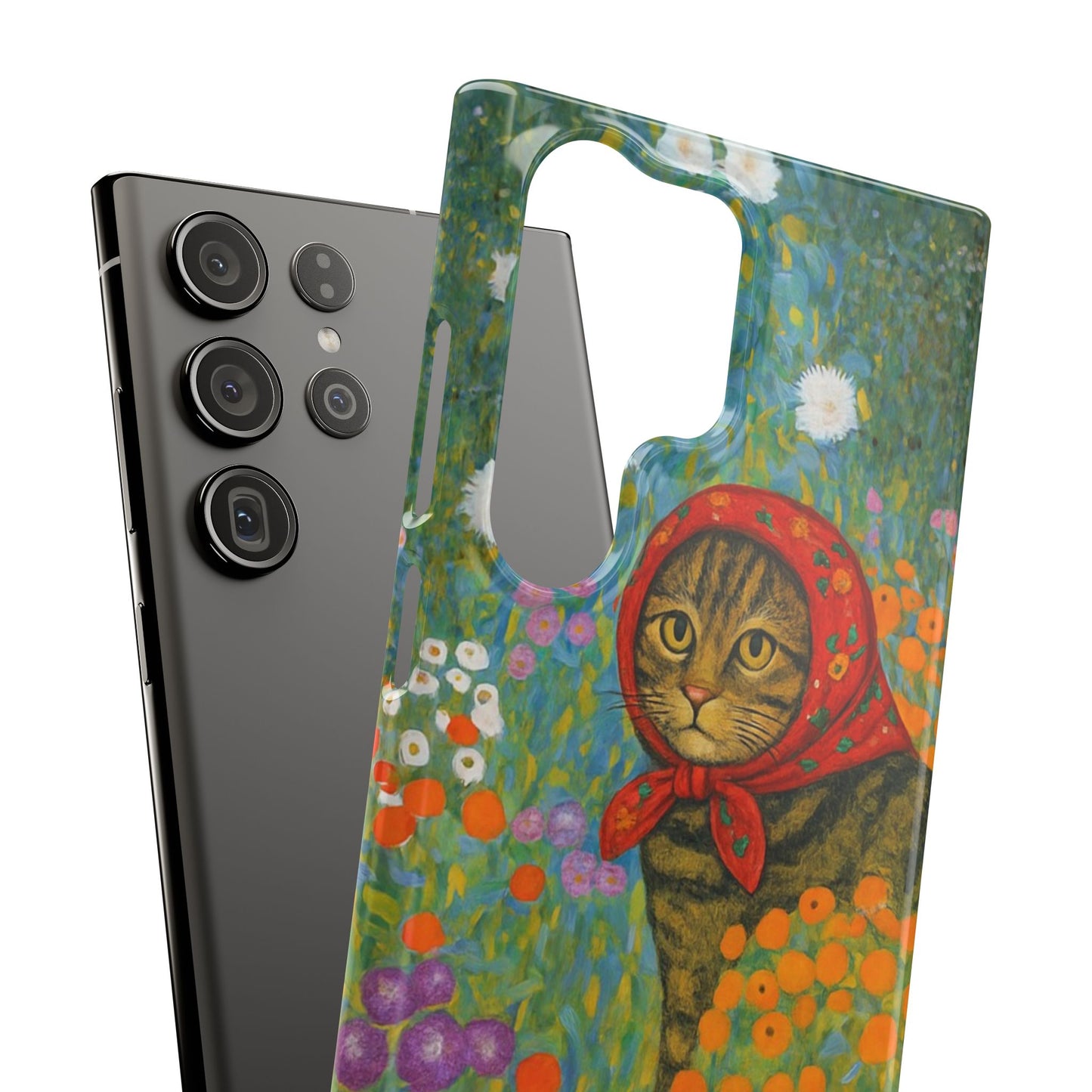 Babushka Cat Gusav Klimt Snap Phone Case