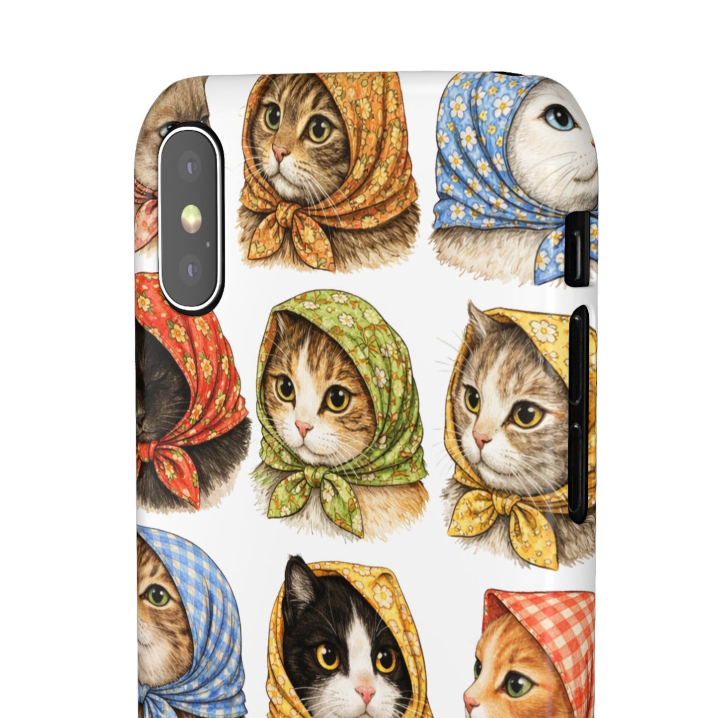 Babushka Cats Snap Phone Case