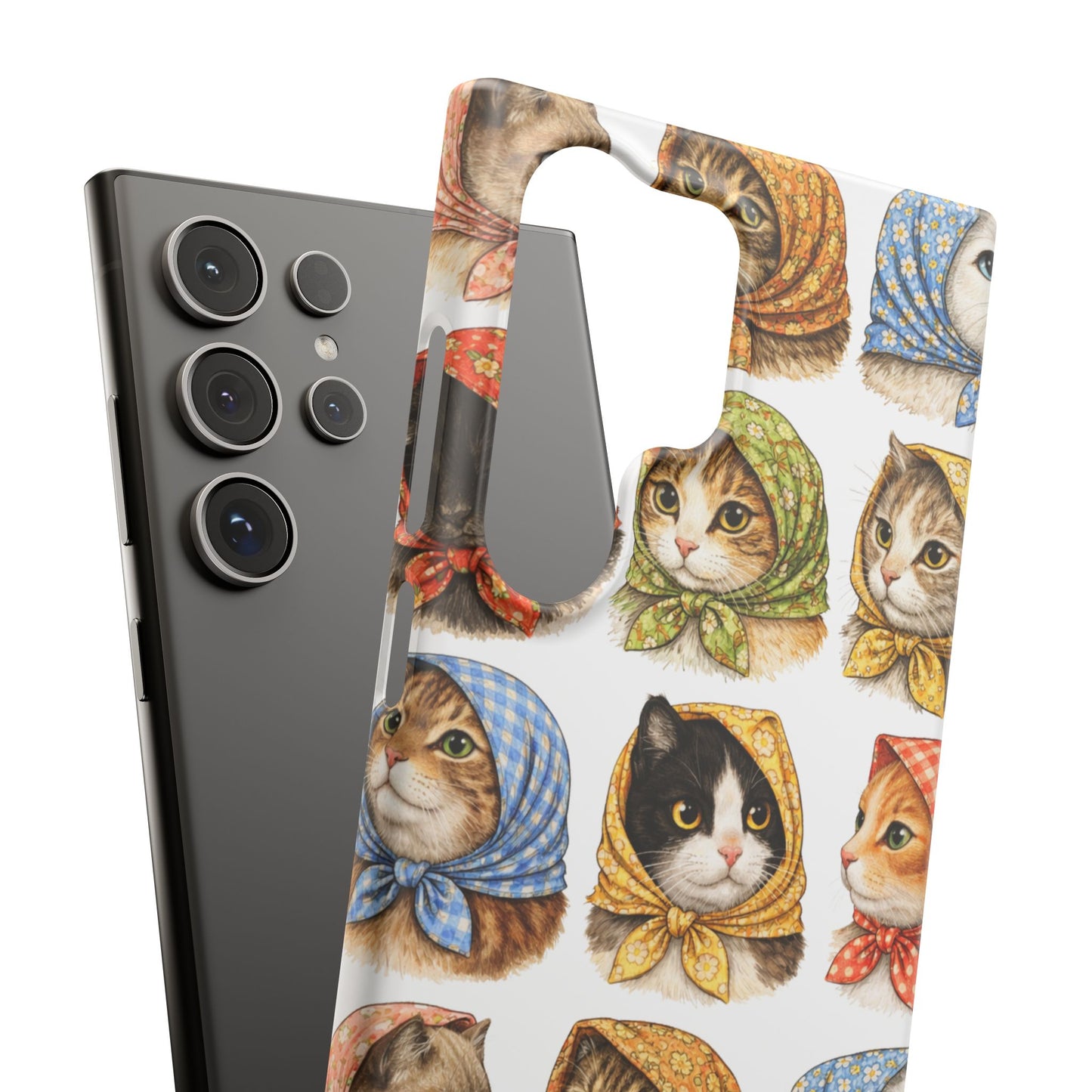 Babushka Cats Snap Phone Case