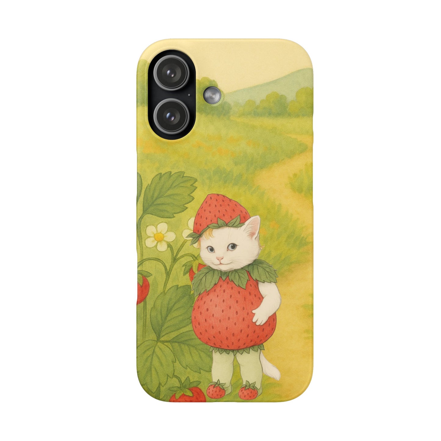 Strawberry Cat x Mother Earth's Children Snap Phone Case