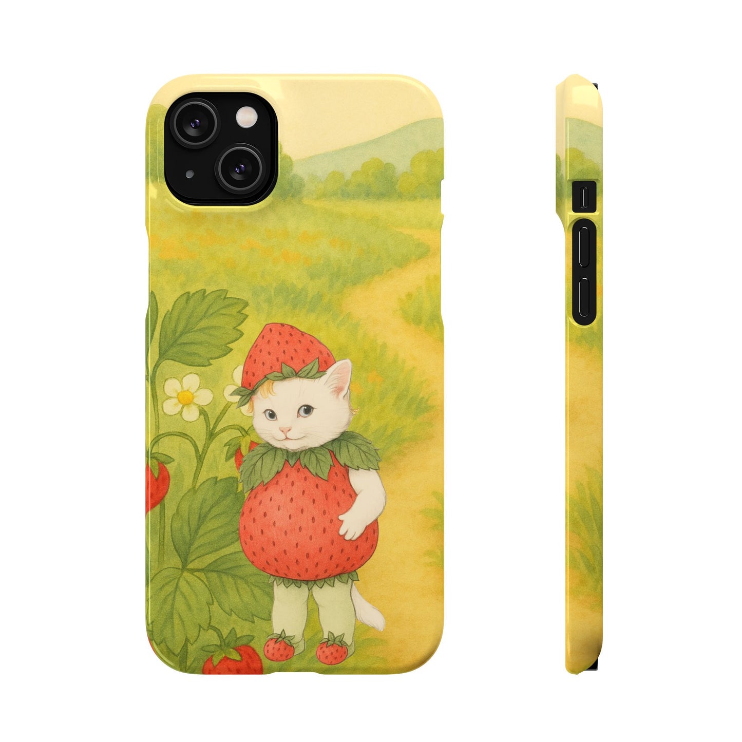 Strawberry Cat x Mother Earth's Children Snap Phone Case