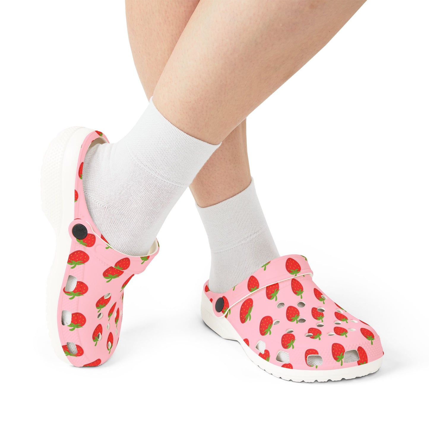 Strawberry Granny Gliders EVA Foam Rubber Shoes