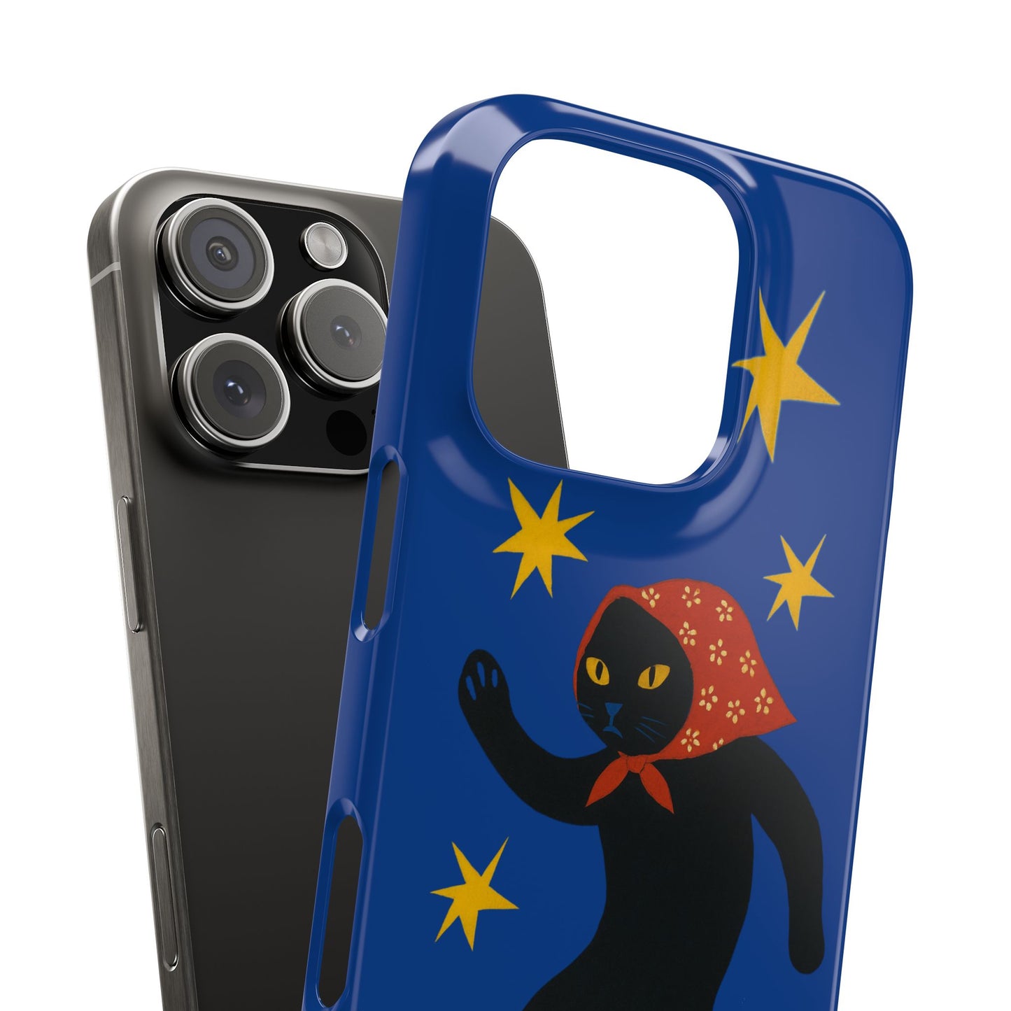 Babushka Cat x Matisse Style Snap Phone Case