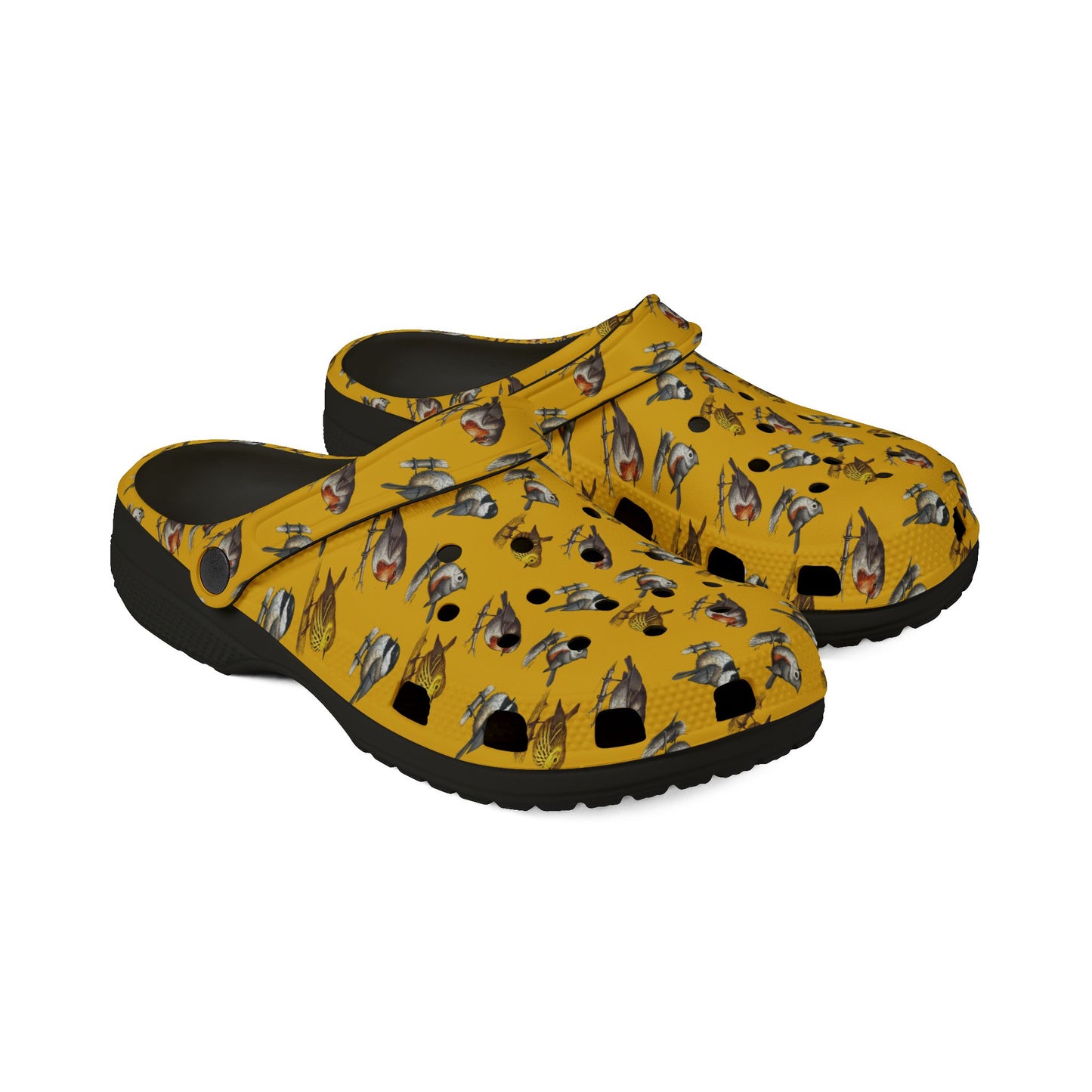 Birding Theme Granny Gliders EVA Foam Rubber Shoes