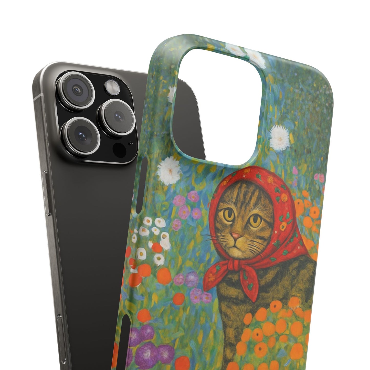 Babushka Cat Gusav Klimt Snap Phone Case
