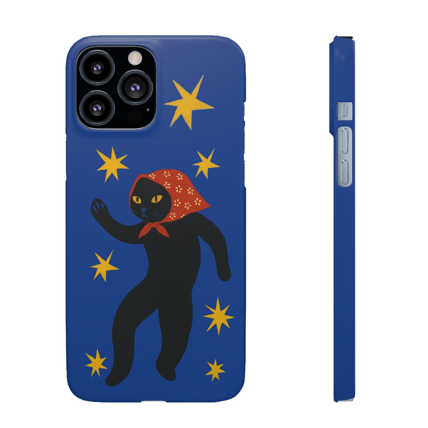 Babushka Cat x Matisse Style Snap Phone Case