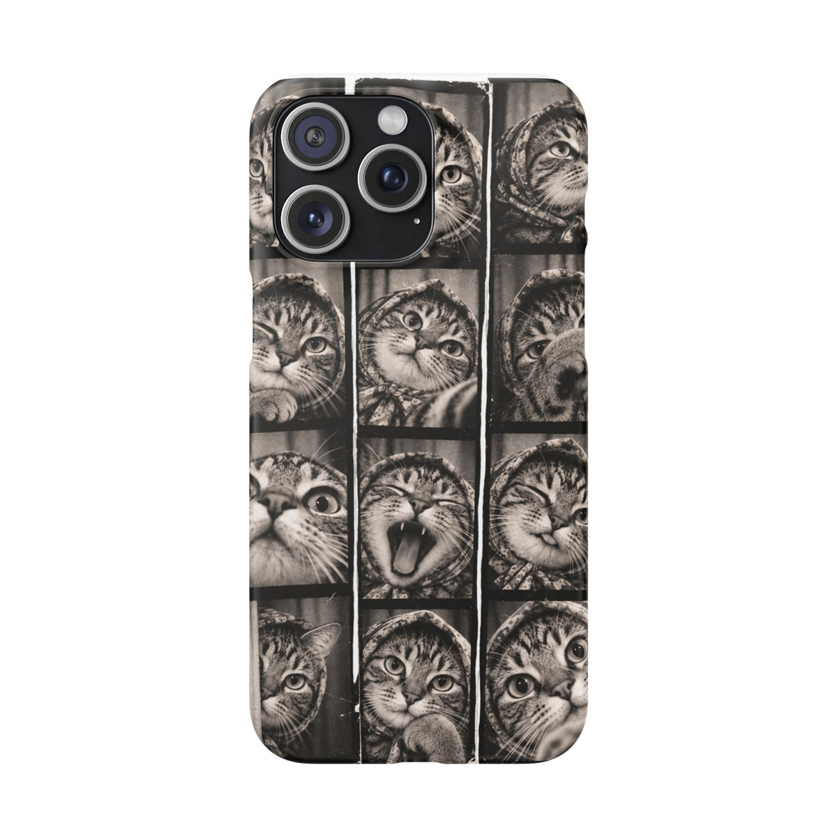 Babushka Cat Photobooth Snap Phone Case