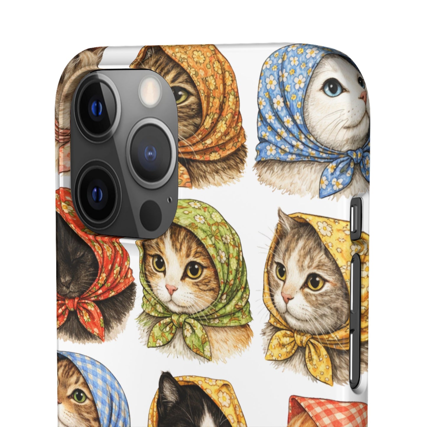 Babushka Cats Snap Phone Case