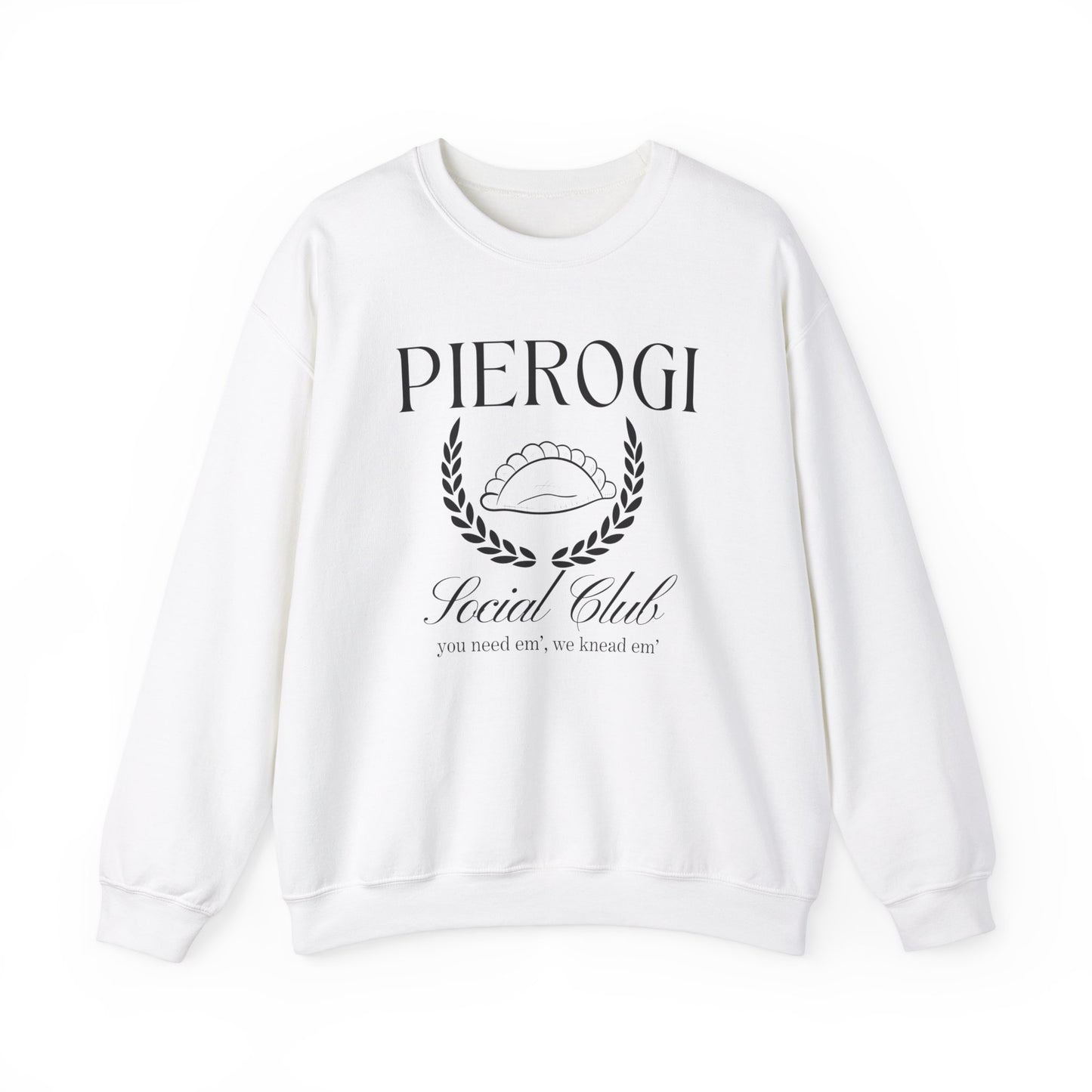 Pierogi Crew, Pierogi Maker Unisex Heavy Blend™ Crewneck Sweatshirt, Polish Pride, Pierogi Social Club