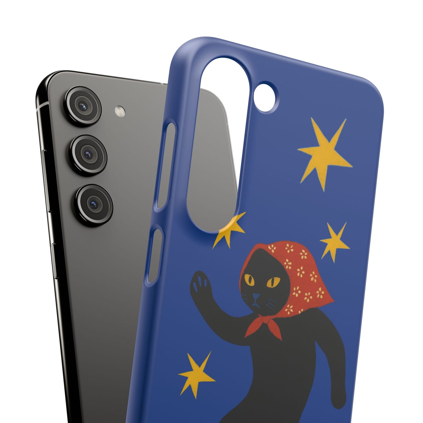 Babushka Cat x Matisse Style Snap Phone Case