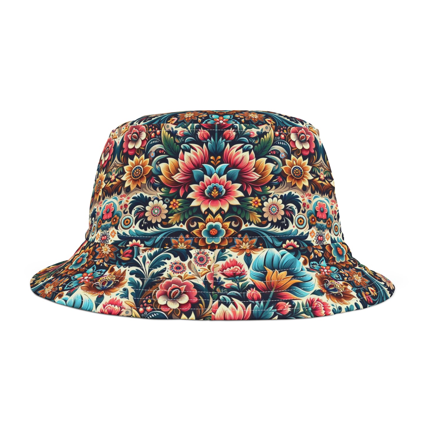 Polish Folk Art Floral Bucket Hat (AOP)