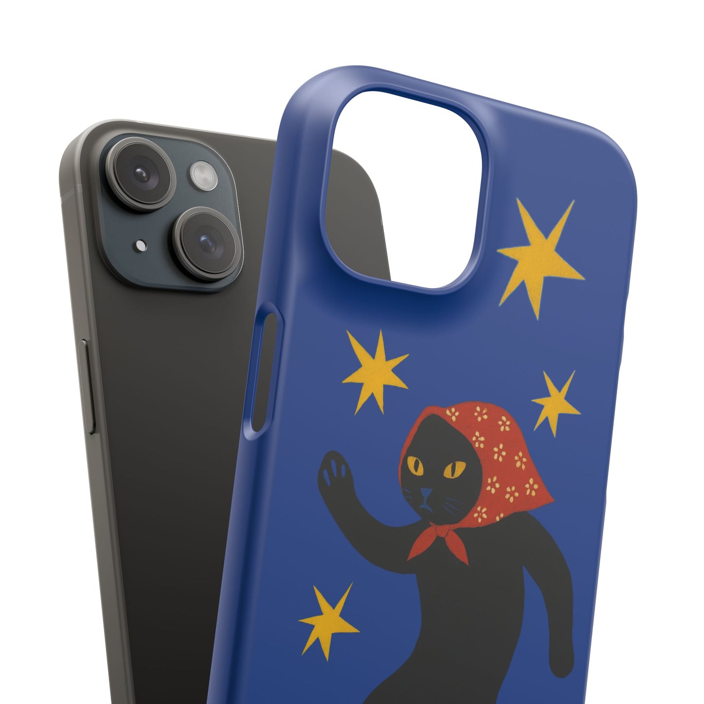 Babushka Cat x Matisse Style Snap Phone Case