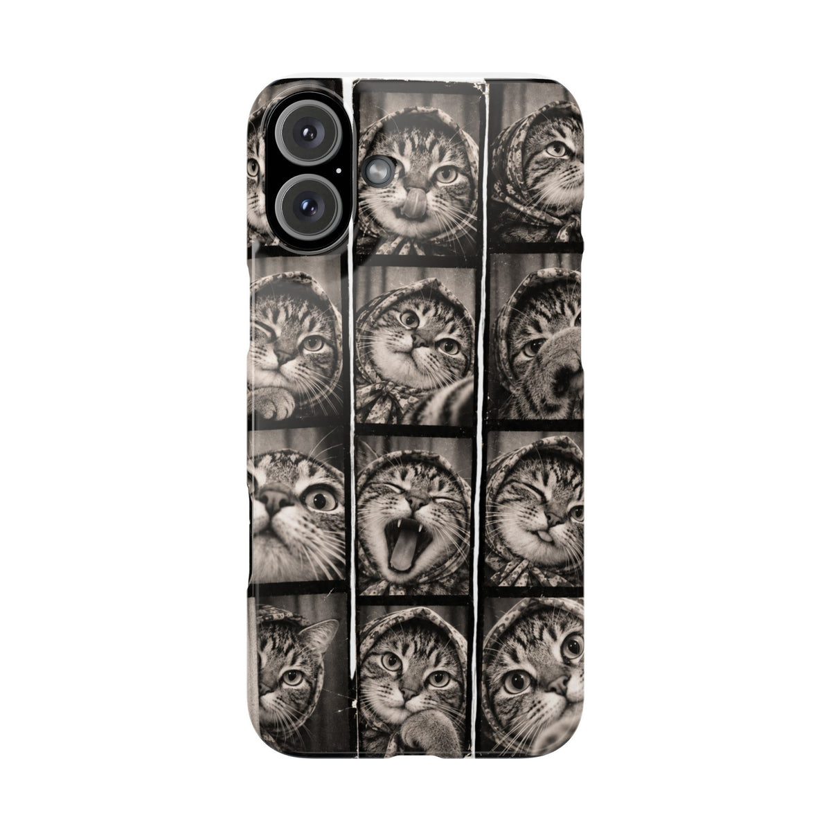 Babushka Cat Photobooth Snap Phone Case