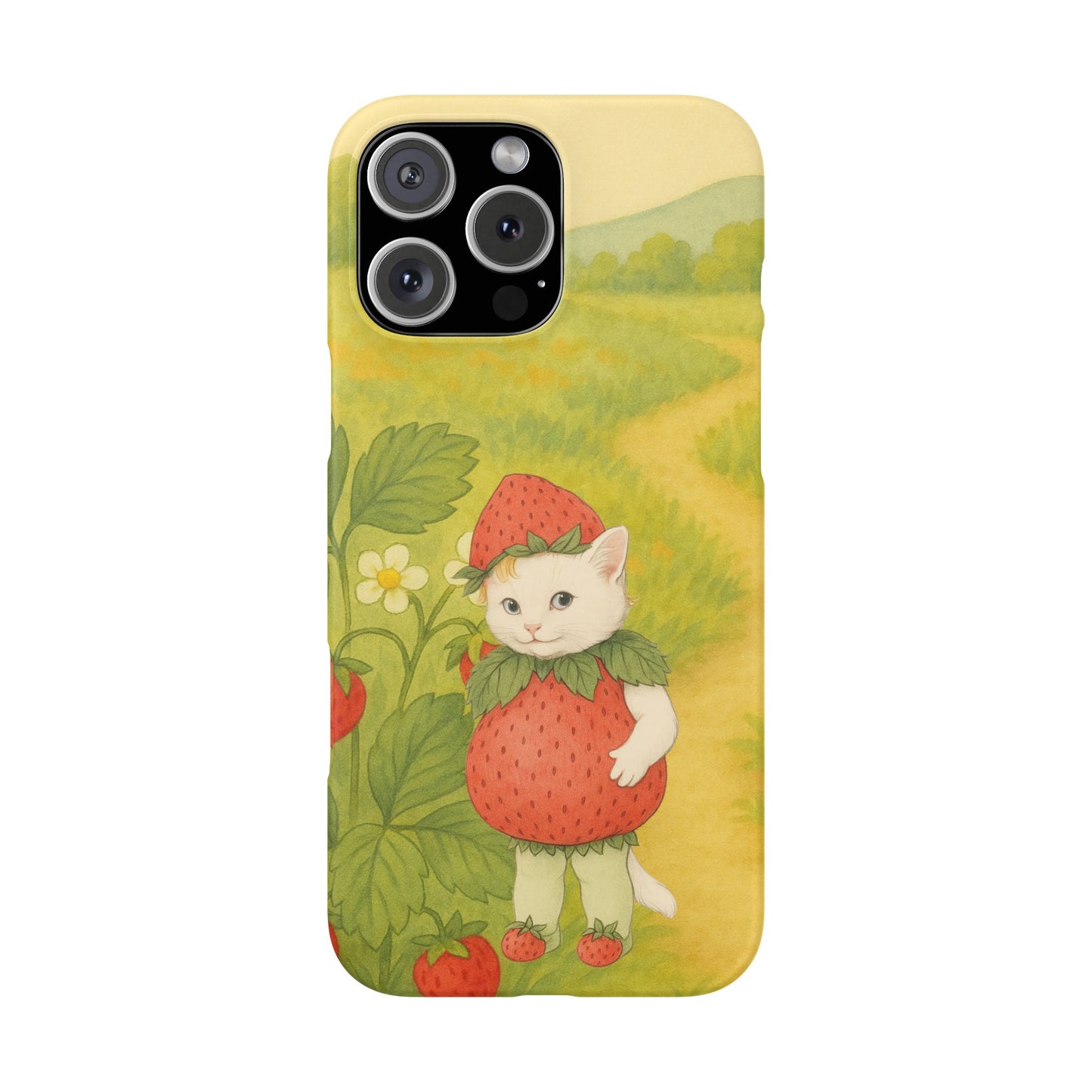 Strawberry Cat x Mother Earth's Children Snap Phone Case