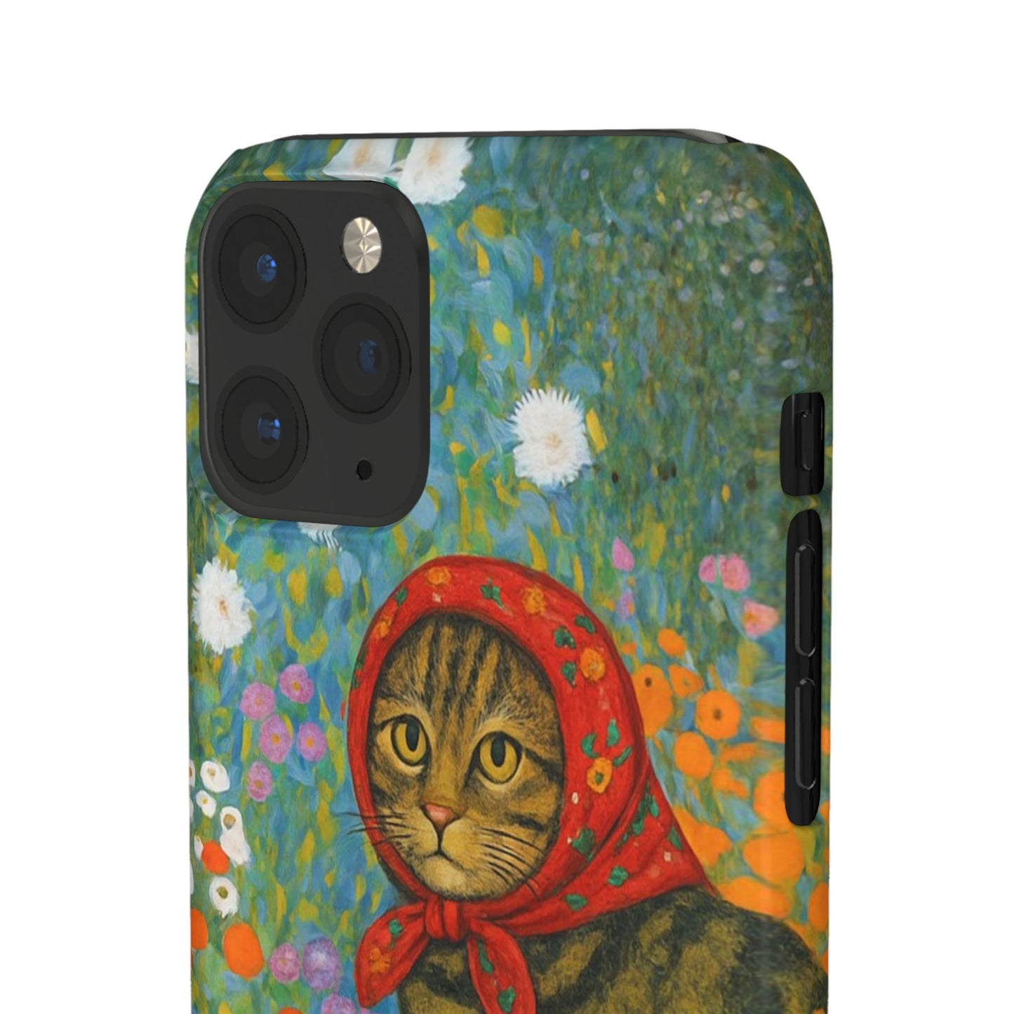 Babushka Cat Gusav Klimt Snap Phone Case