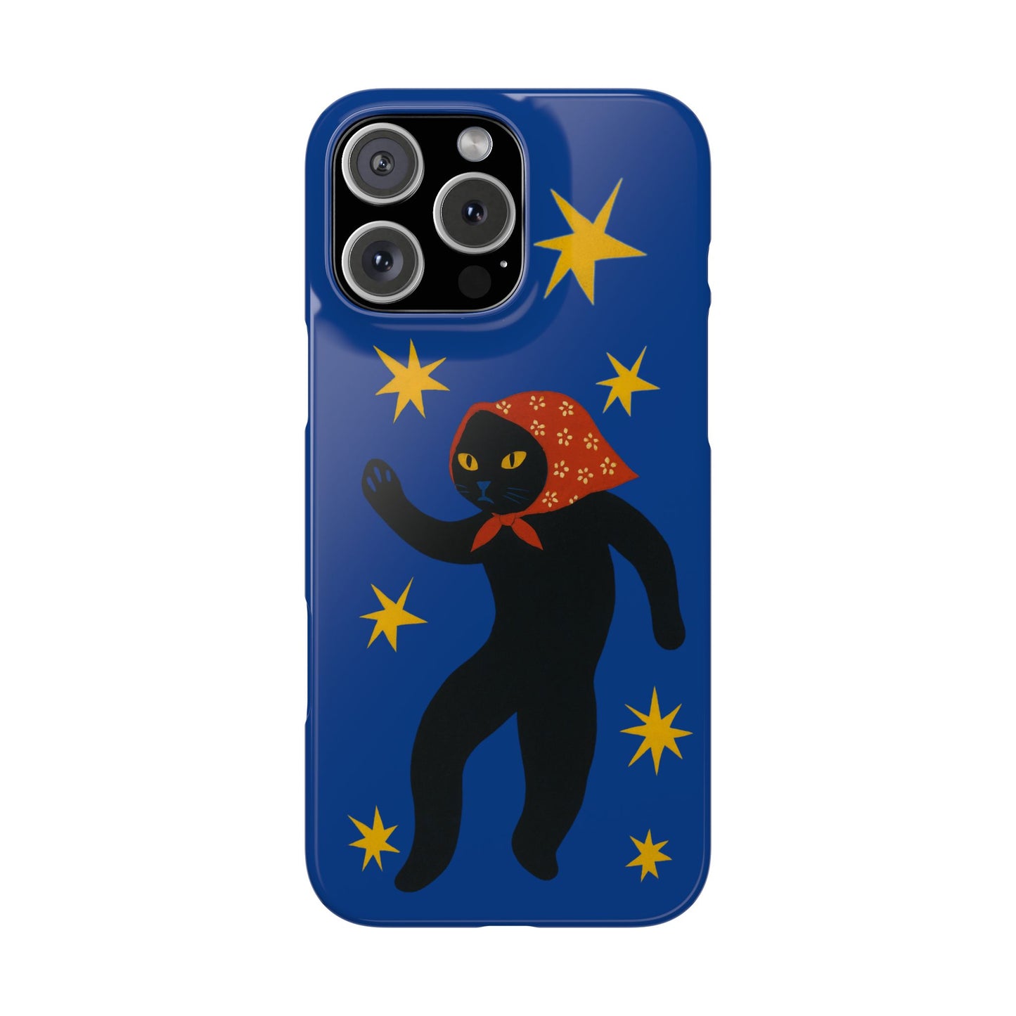 Babushka Cat x Matisse Style Snap Phone Case