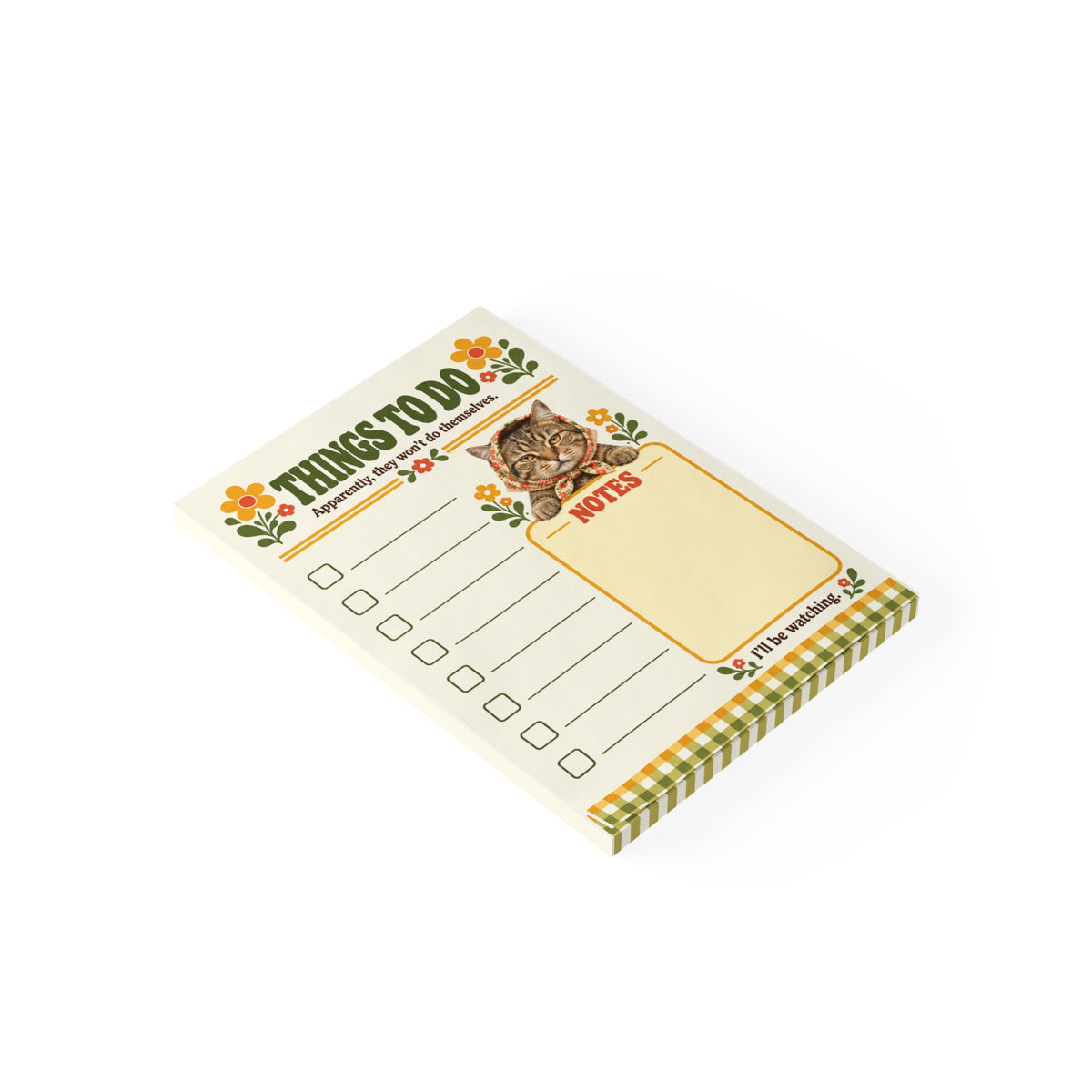 Babushka Cat Judgy Post-it® Note Pads