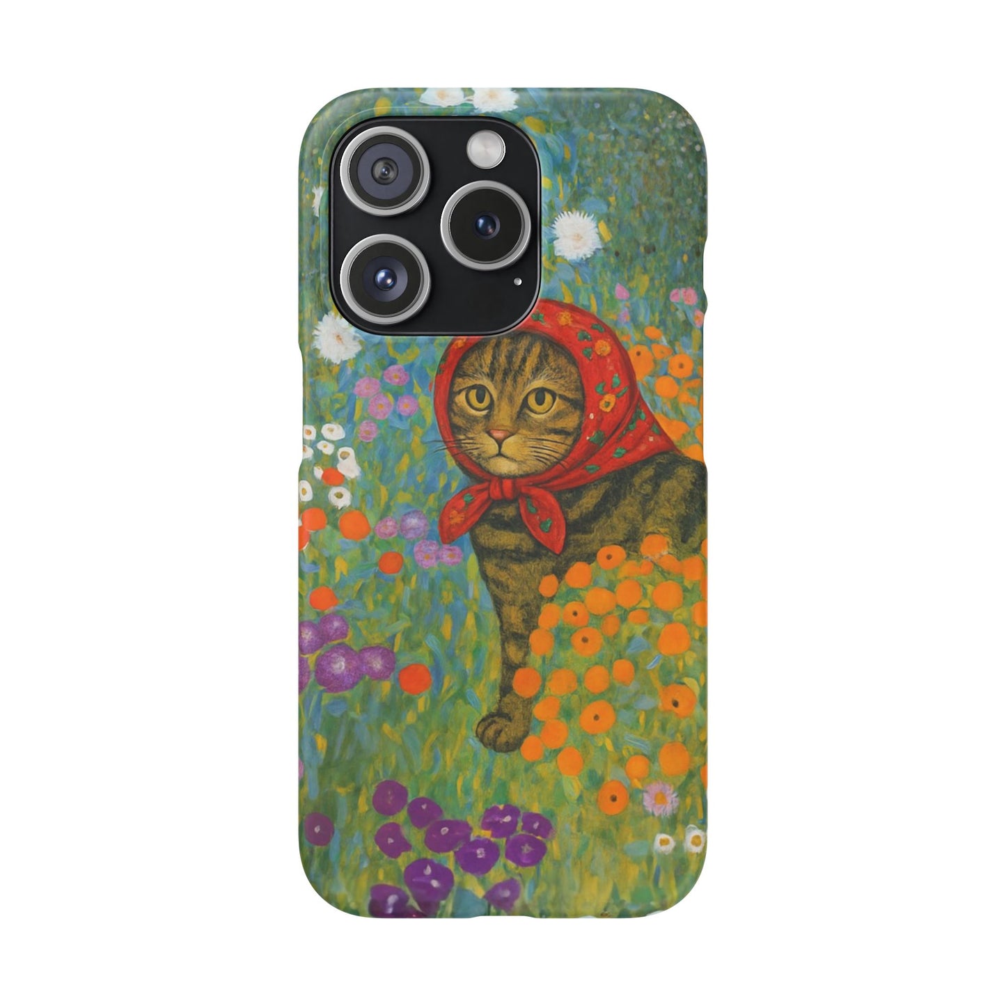 Babushka Cat Gusav Klimt Snap Phone Case
