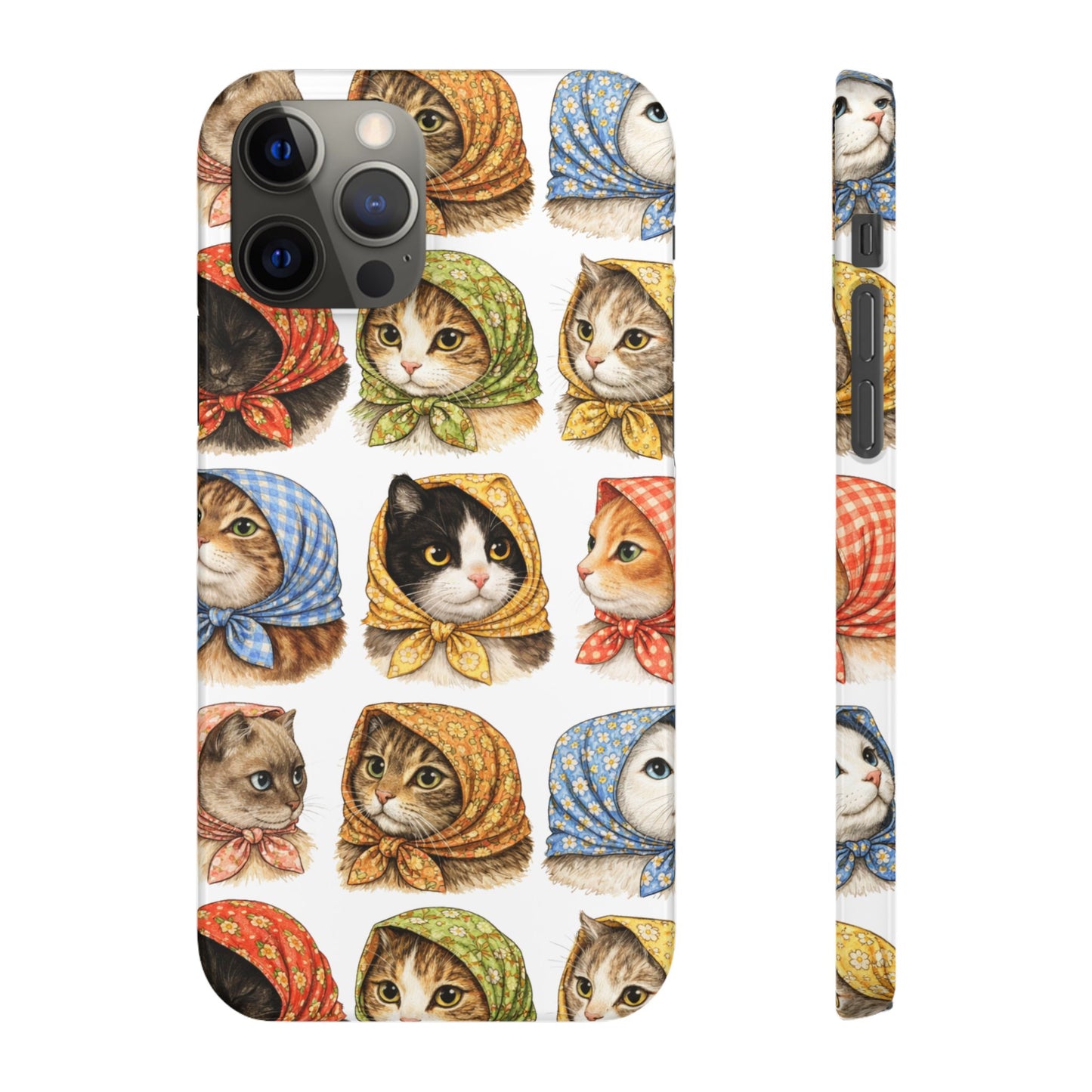 Babushka Cats Snap Phone Case