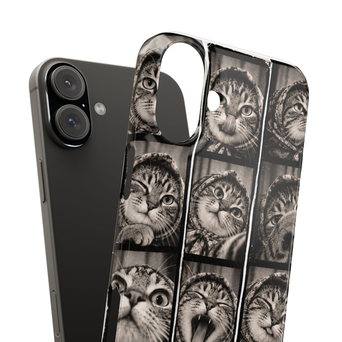 Babushka Cat Photobooth Snap Phone Case