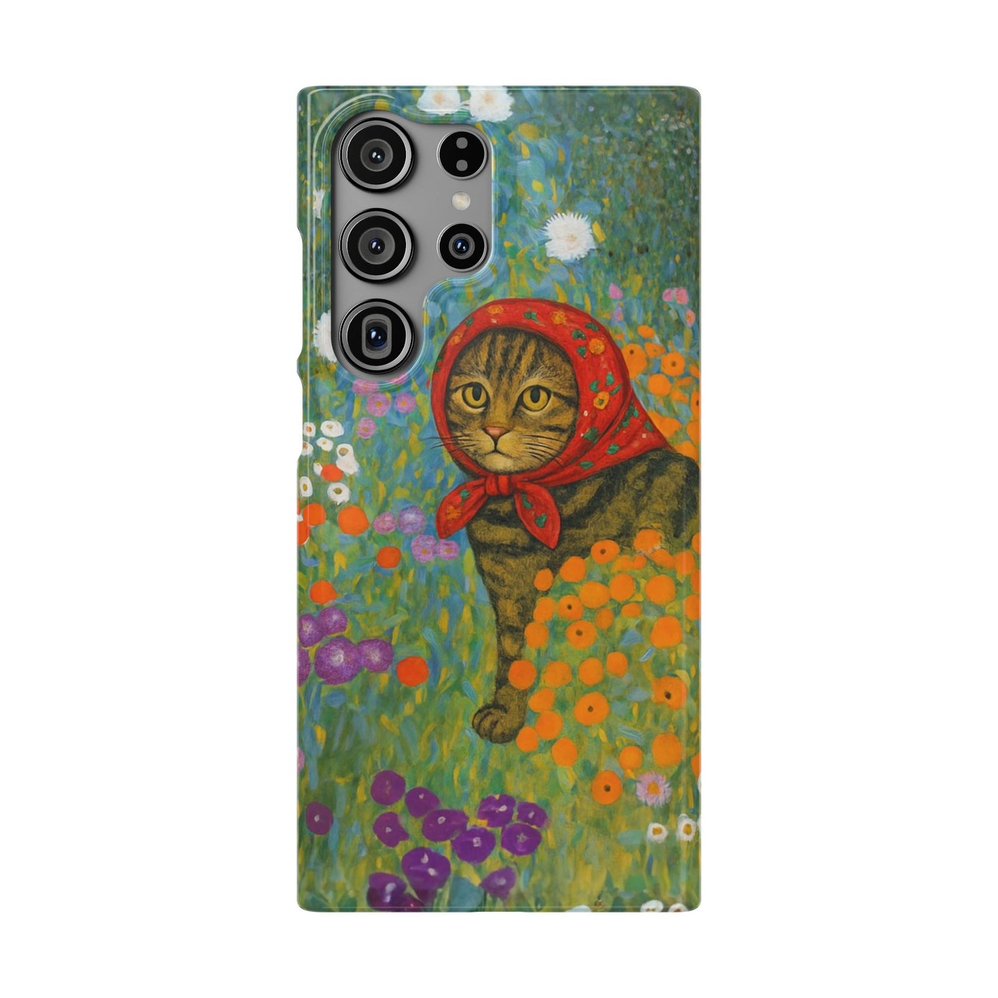 Babushka Cat Gusav Klimt Snap Phone Case