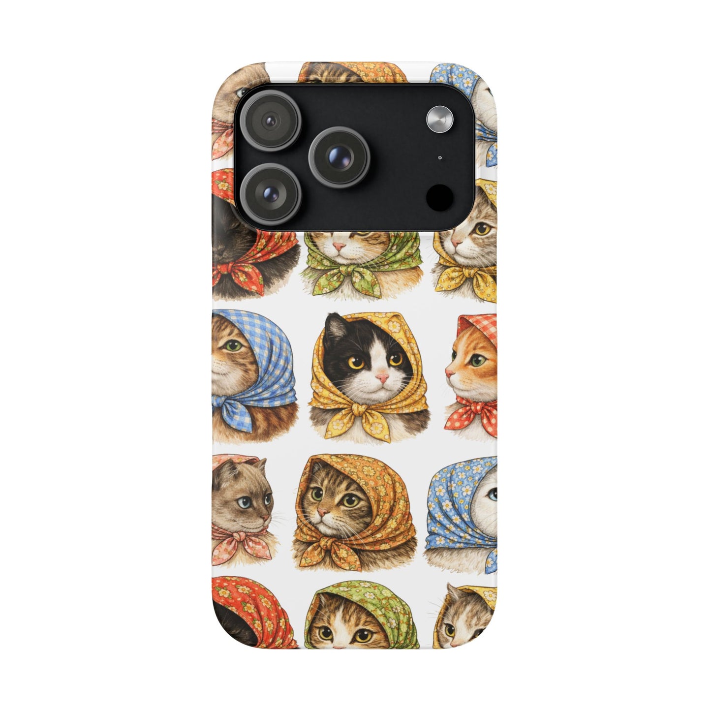 Babushka Cats Snap Phone Case