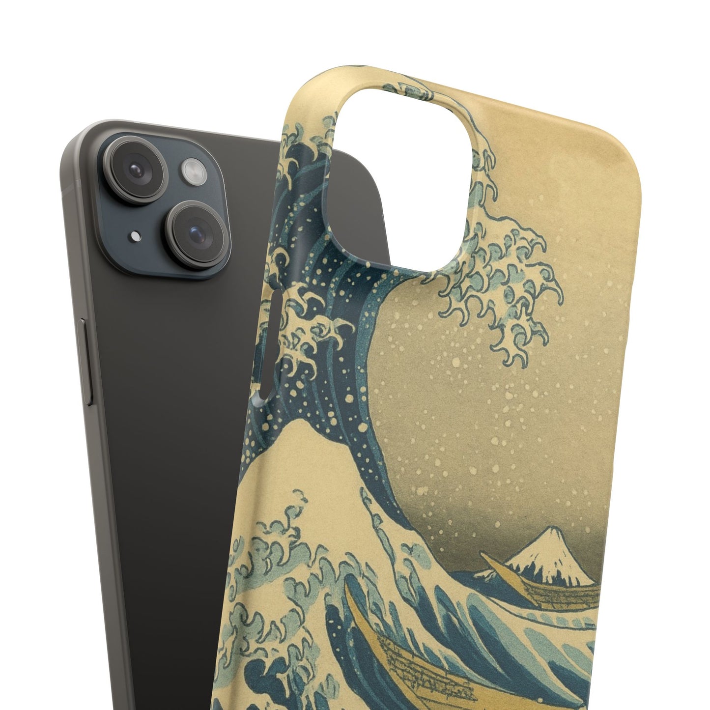 Babushka Cat x  The Great Wave Off Kanagawa Snap Phone Case