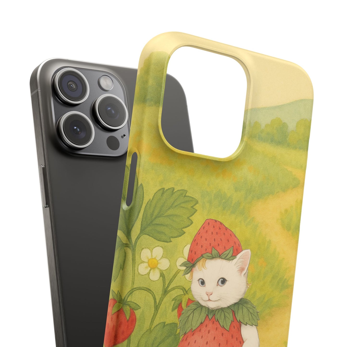 Strawberry Cat x Mother Earth's Children Snap Phone Case