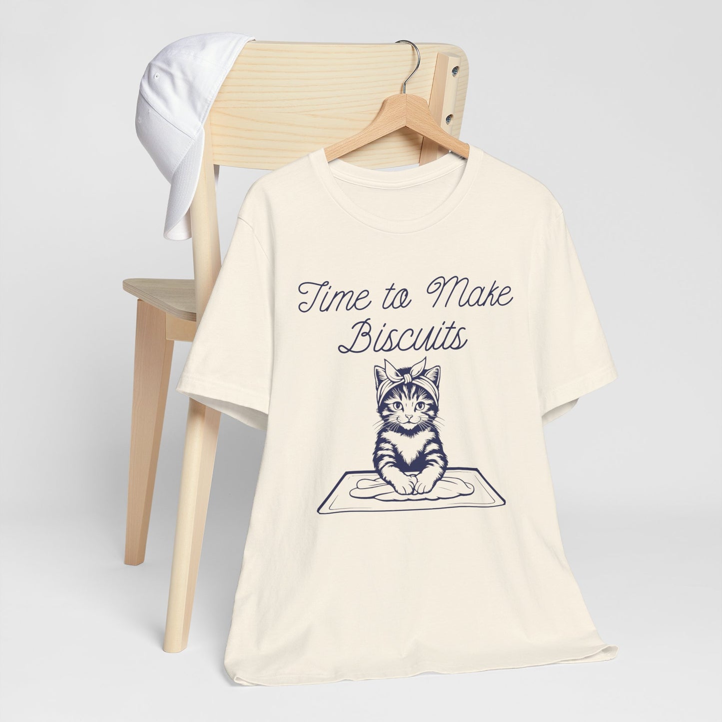 Babushka Cat Makes Biscuits Unisex Tee