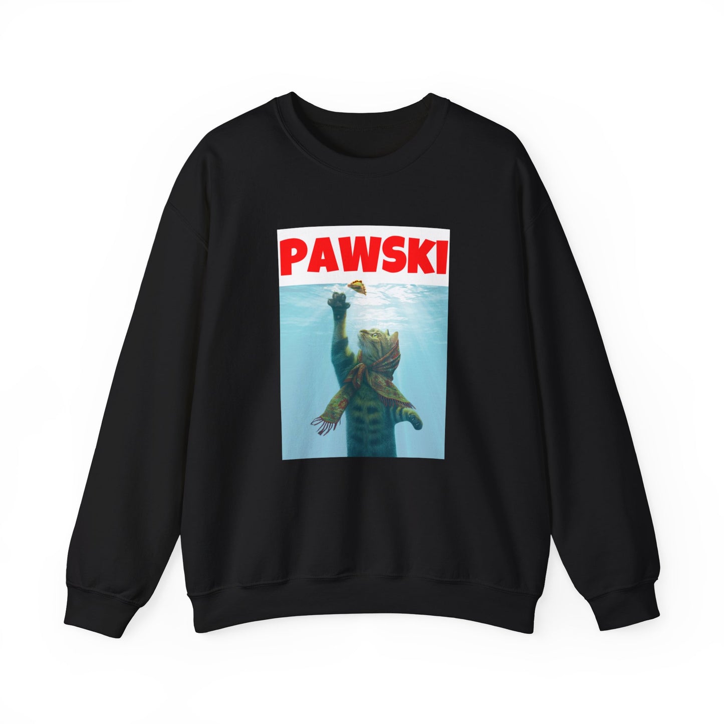 Pierogi Shirt, Pierogi Cat, Pawski Unisex Heavy Blend™ Crewneck Sweatshirt for Polish Pride