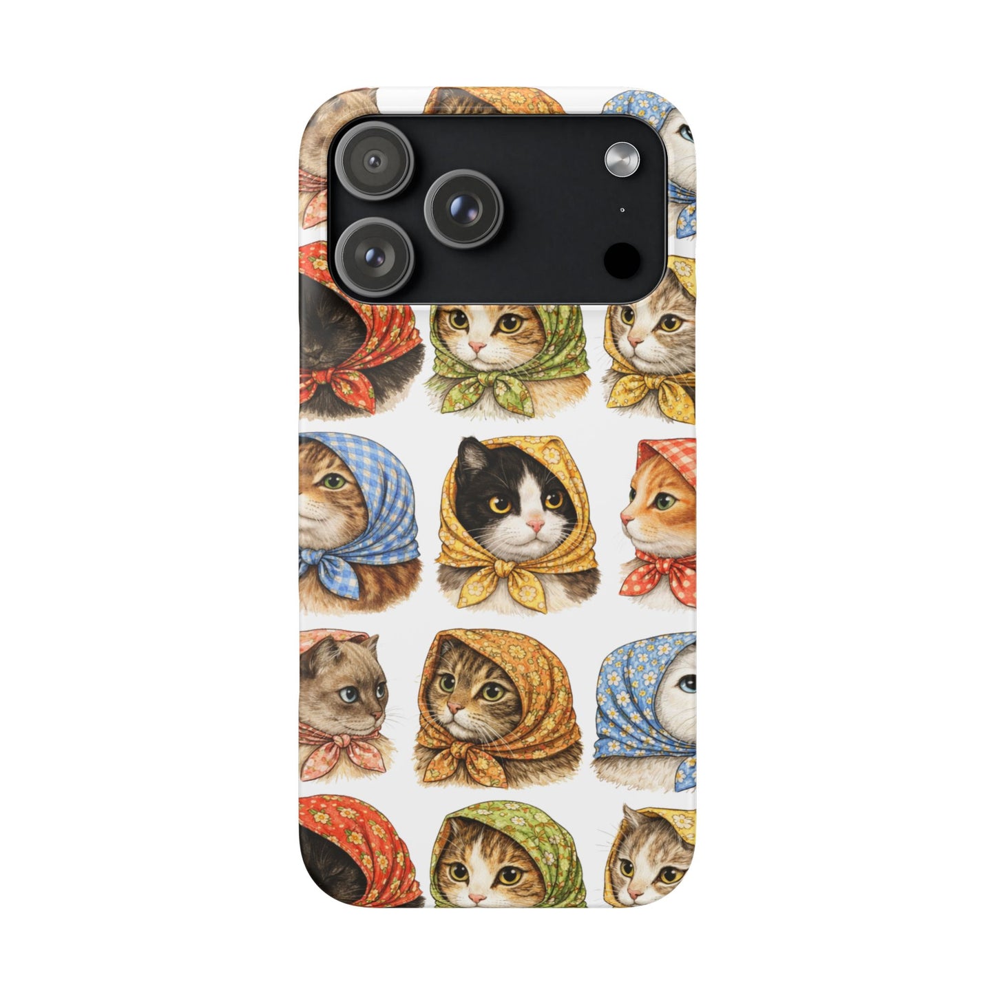 Babushka Cats Snap Phone Case