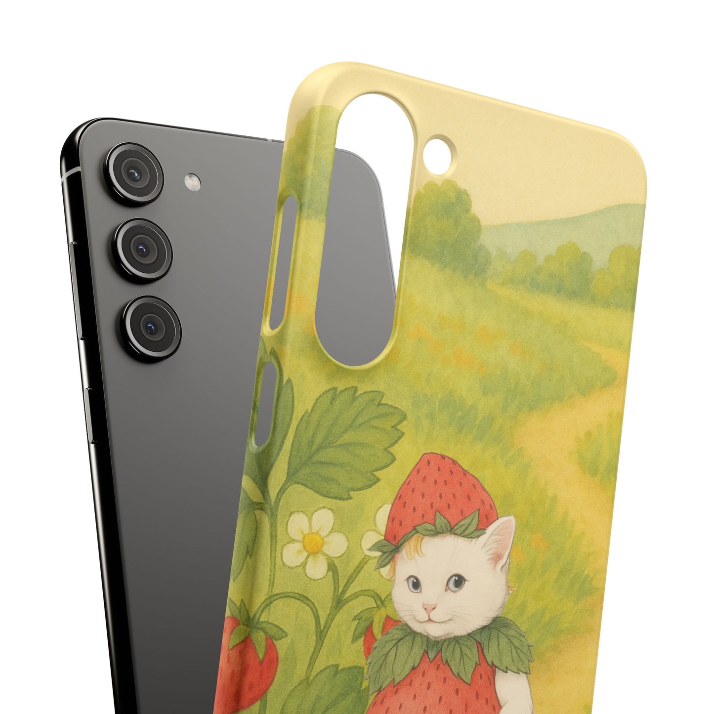 Strawberry Cat x Mother Earth's Children Snap Phone Case