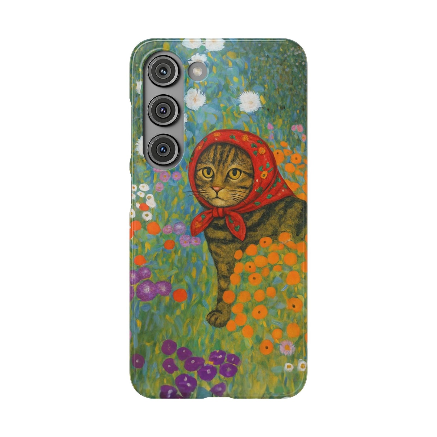 Babushka Cat Gusav Klimt Snap Phone Case