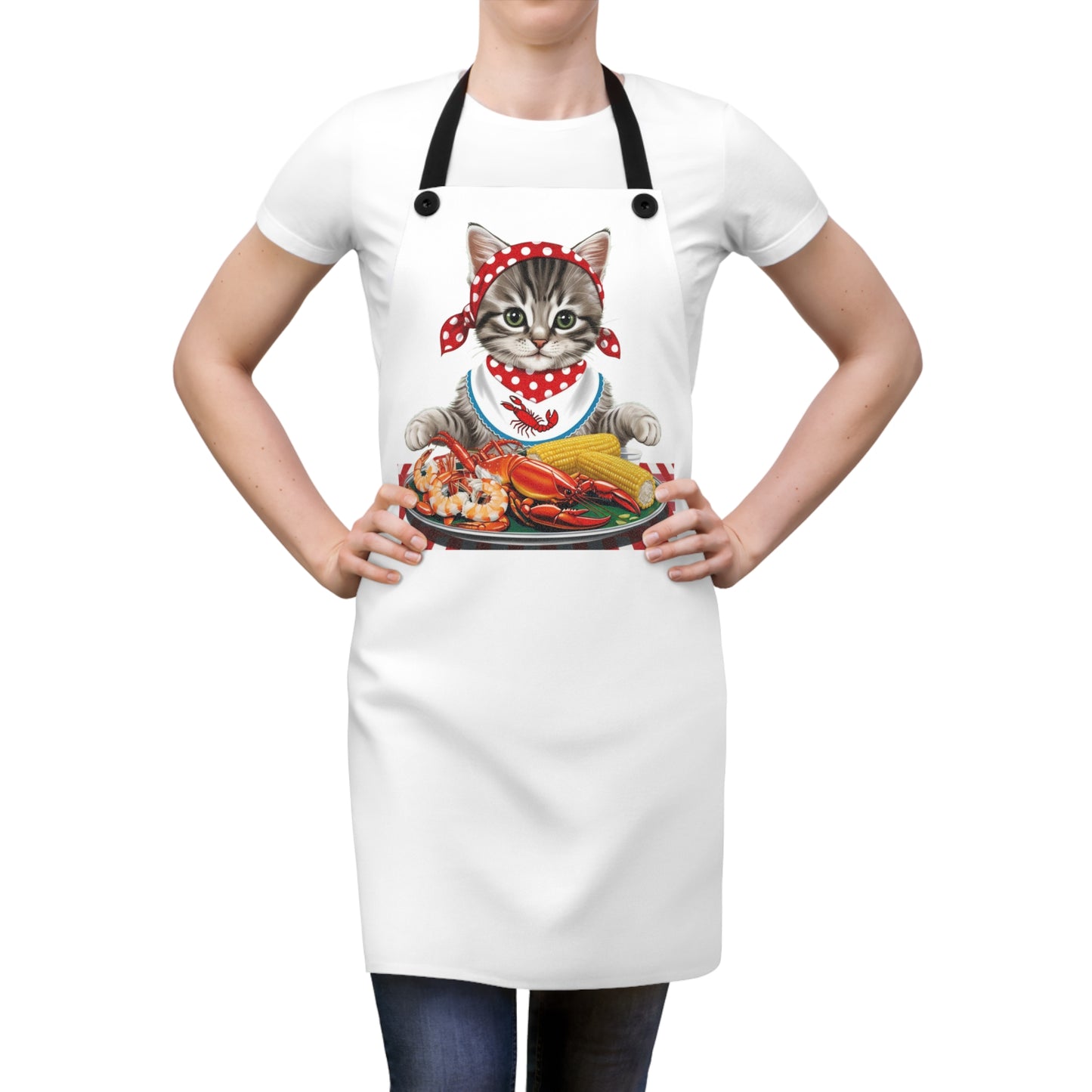 Vintage Style Low Country Boil  Kitschy Kitten Apron