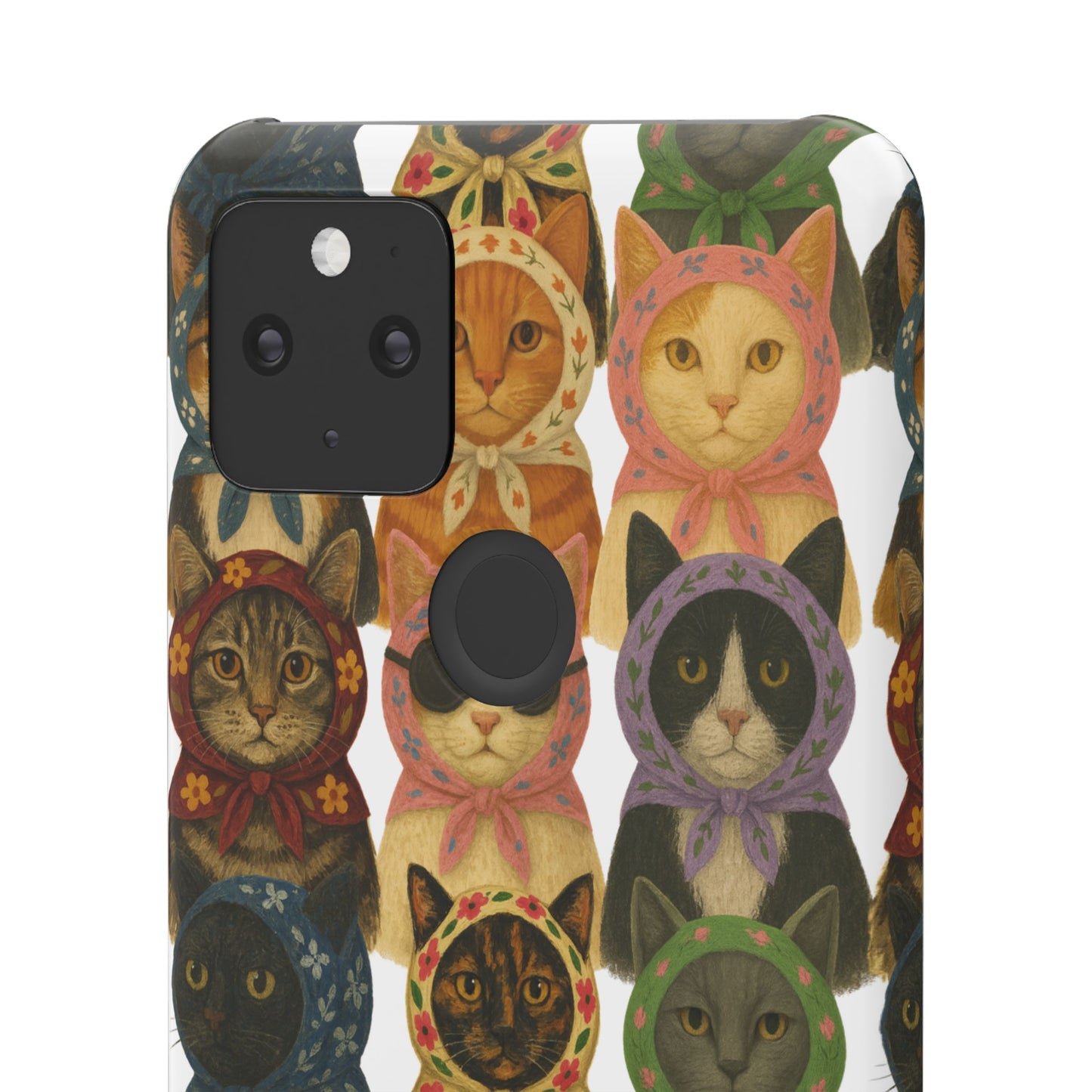 Babushka Cat Snap Phone Cases