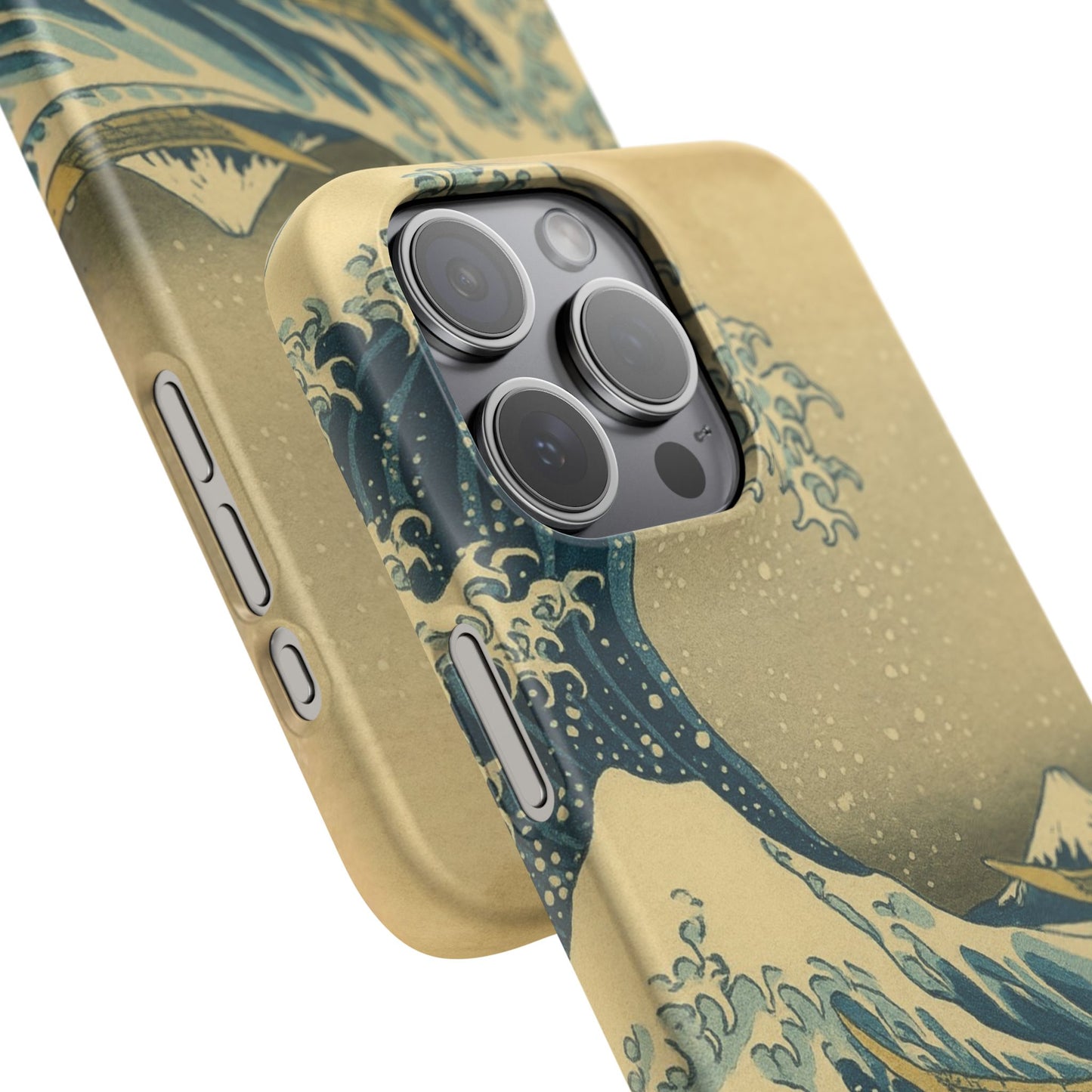 Babushka Cat x  The Great Wave Off Kanagawa Snap Phone Case