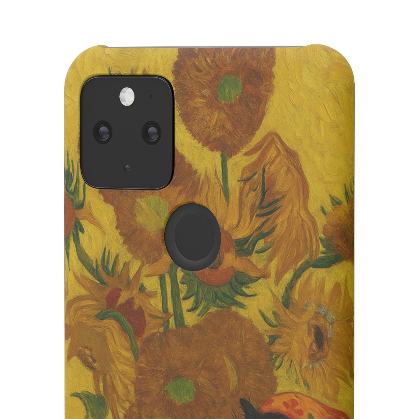 Babushka Cat Van Gogh Sunflowers Snap Phone Case