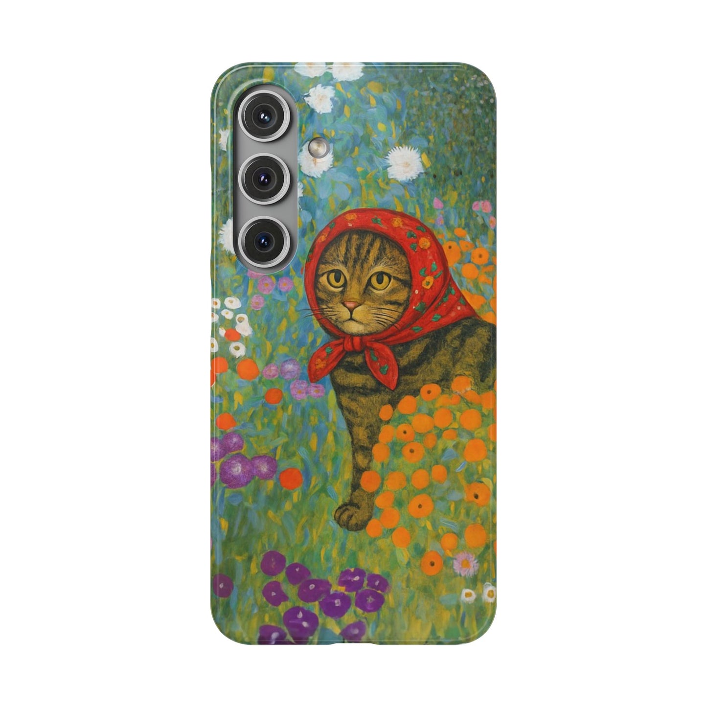 Babushka Cat Gusav Klimt Snap Phone Case