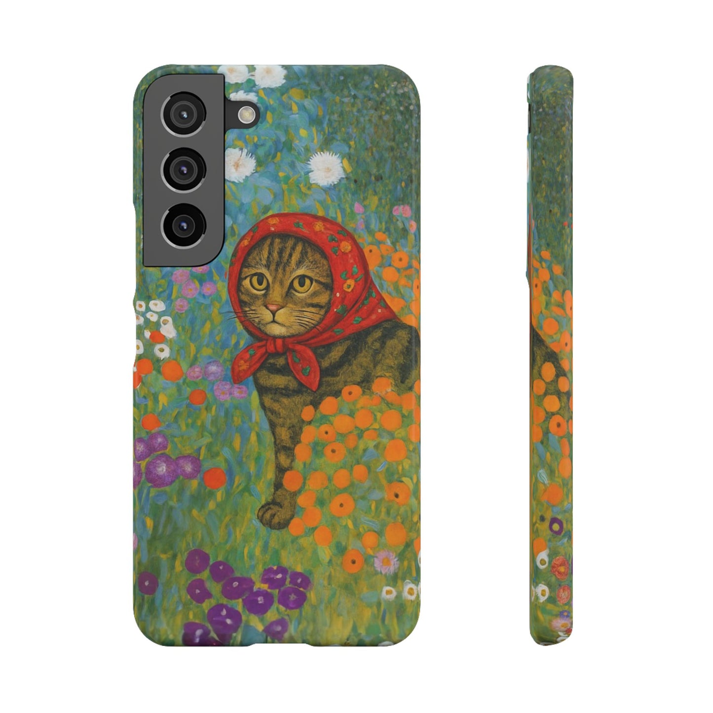 Babushka Cat Gusav Klimt Snap Phone Case
