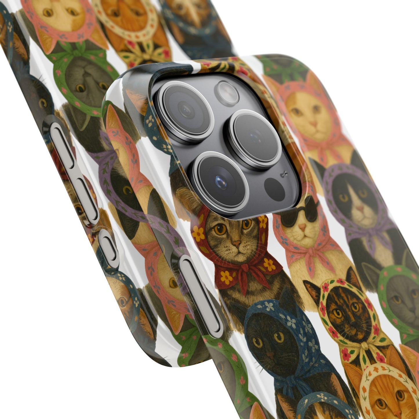 Babushka Cat Snap Phone Cases