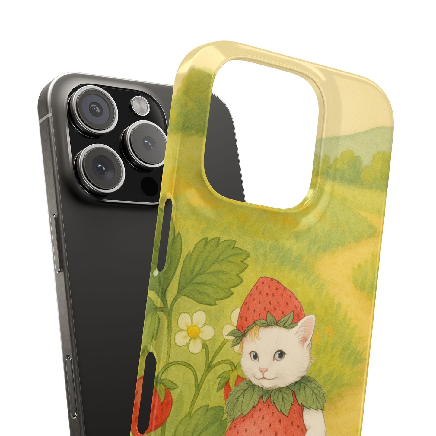 Strawberry Cat x Mother Earth's Children Snap Phone Case