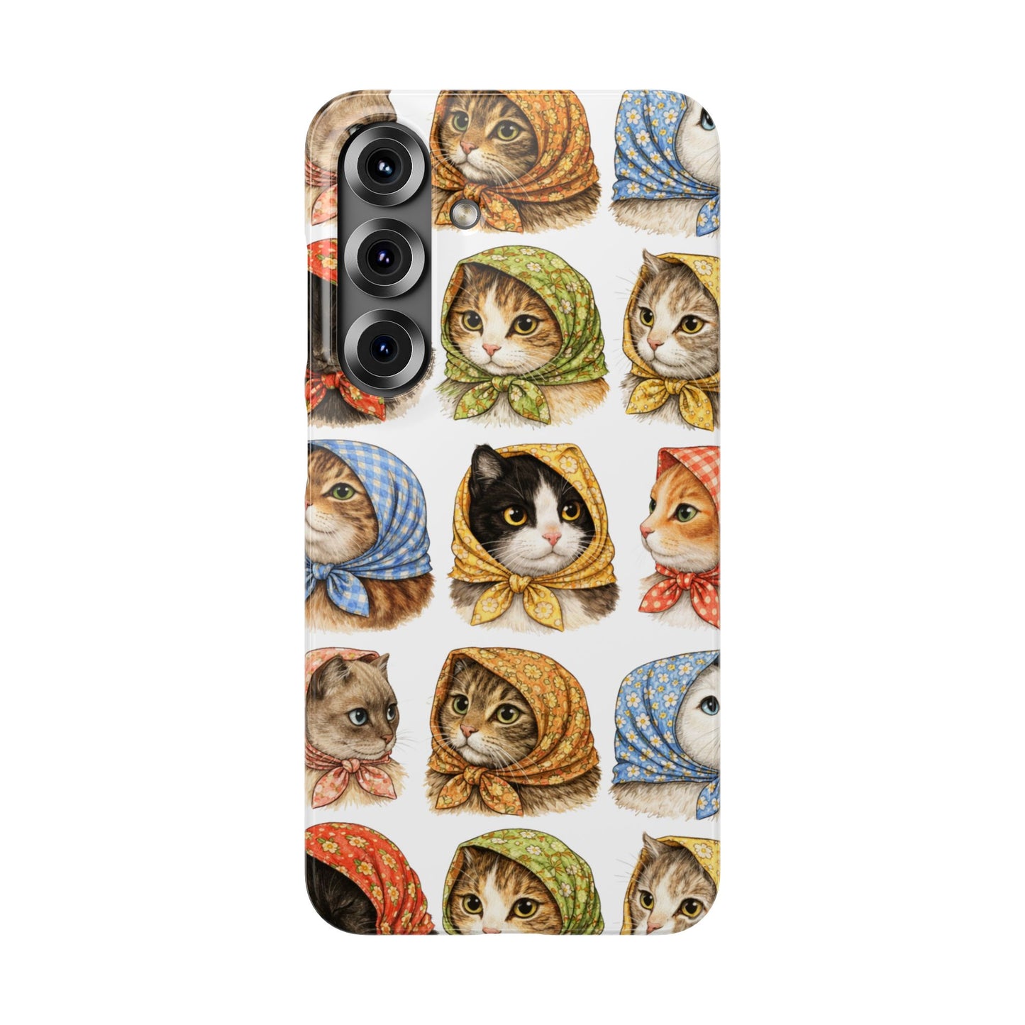 Babushka Cats Snap Phone Case