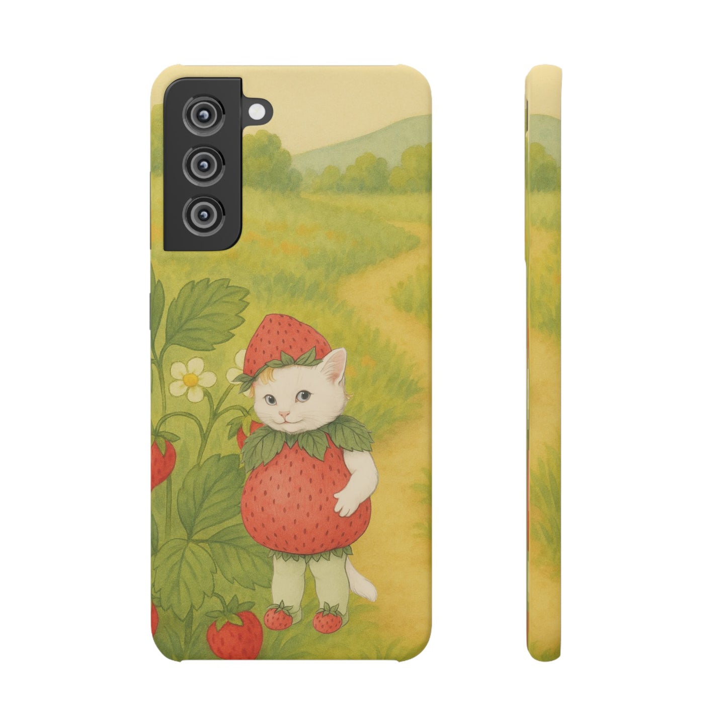 Strawberry Cat x Mother Earth's Children Snap Phone Case