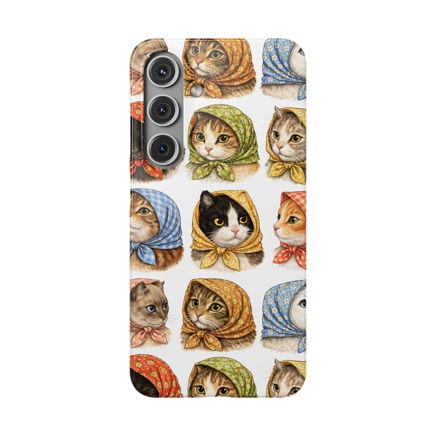 Babushka Cats Snap Phone Case