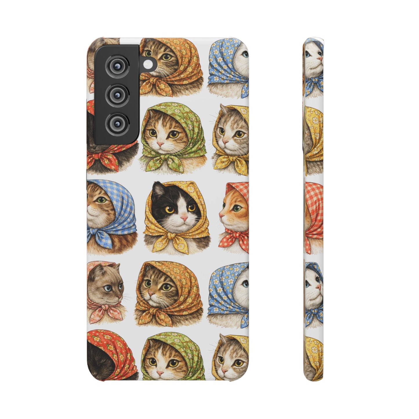 Babushka Cats Snap Phone Case