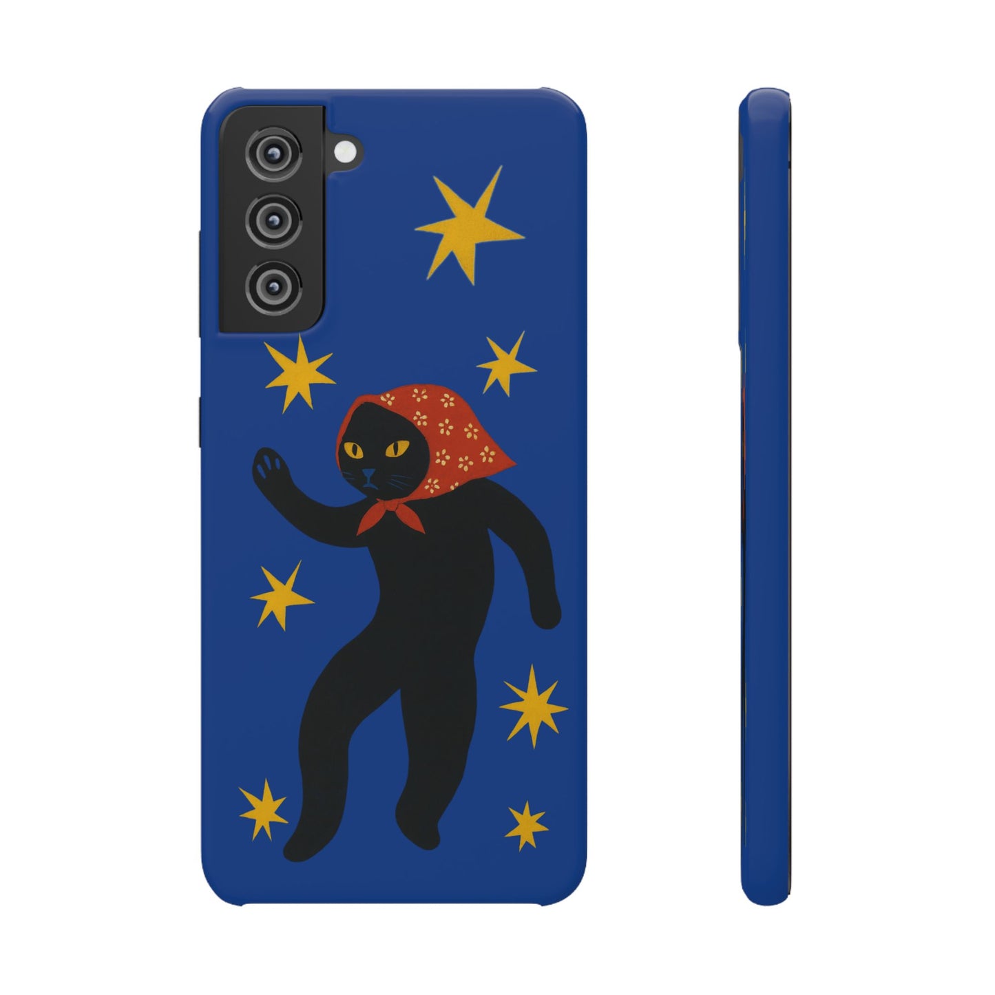 Babushka Cat x Matisse Style Snap Phone Case