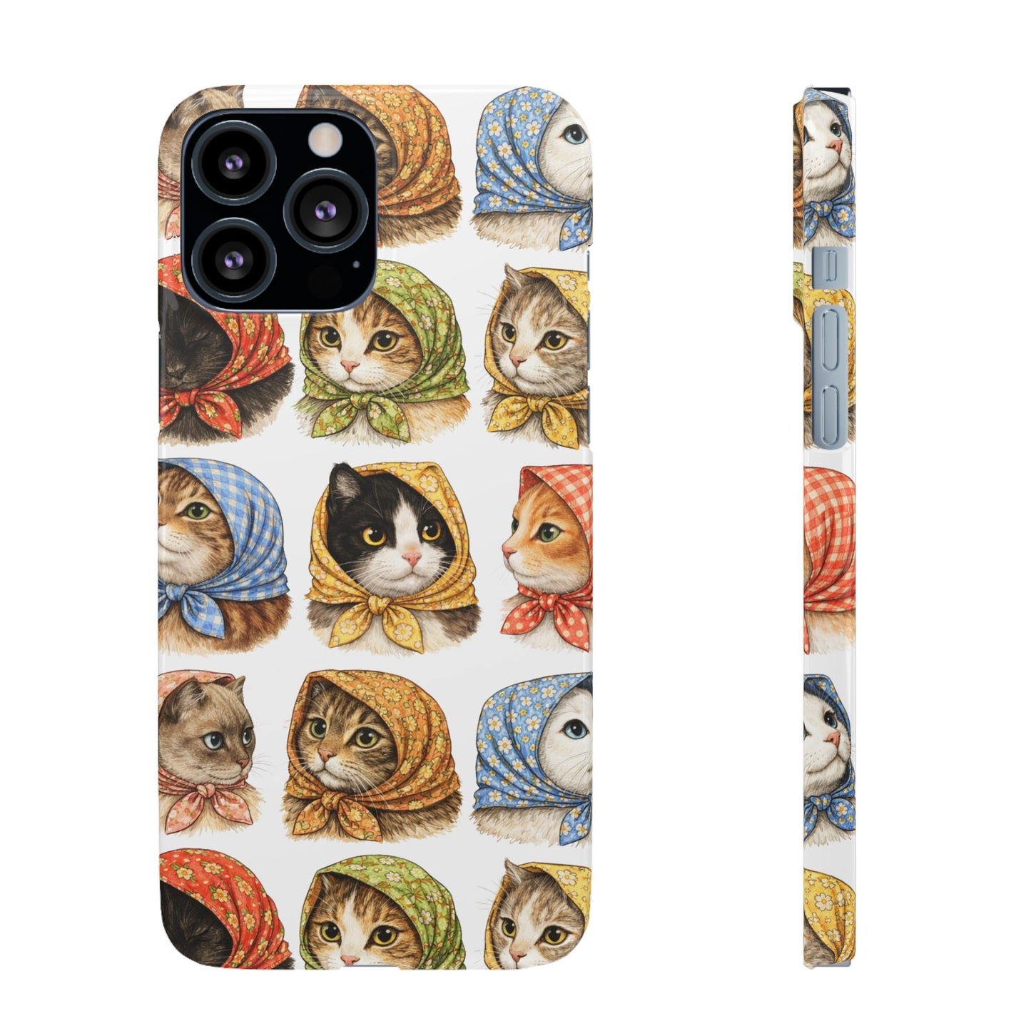 Babushka Cats Snap Phone Case